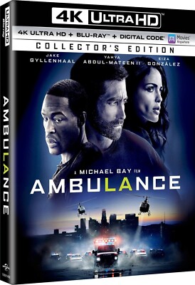 Ambulance [Includes Digital Copy] [4K Ultra HD Blu-ray/Blu-ray] [2022]