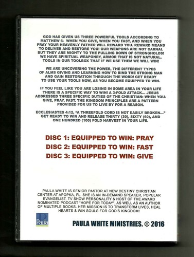PAULA WHITE Equipped To Win (2016, 3 CD) 3 Messages: Pray Fast Give: Christian - Picture 2 of 2