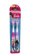 Toothbrush set Barbie Child soft 2 Pack Brush Buddies