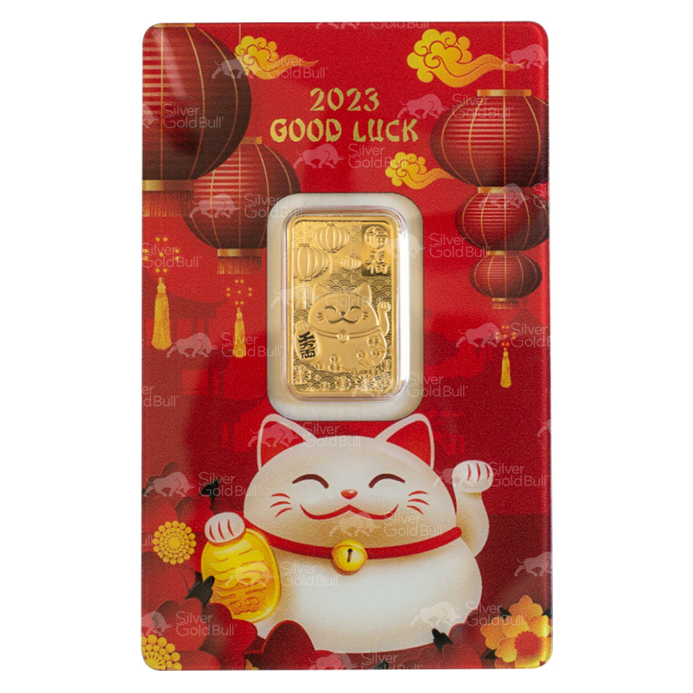 5 gram 2023 Good Luck Gold Bar | PAMP Suisse