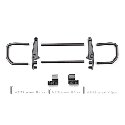 For Traxxas TRX-4 TRX-6 6x6 G63 G500 RC Crawler GRC Metal Front Bumper Bar - Picture 3 of 14