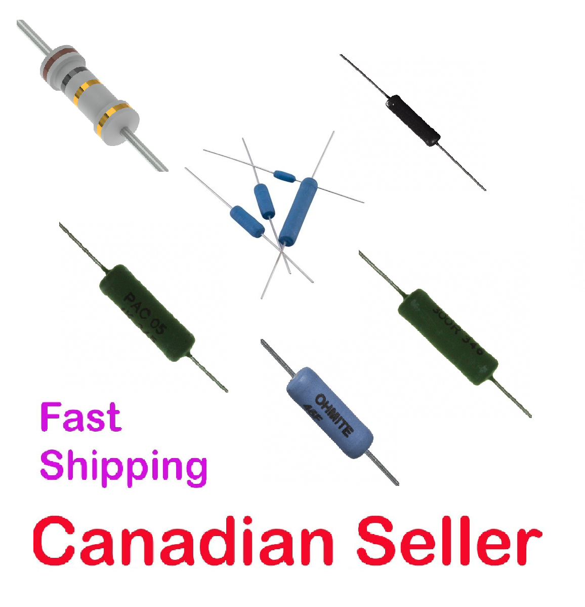 1.5R 8R 300R 600R 900R 1K 10K 1M 5W 10W Wirewound Metal Oxide Axial