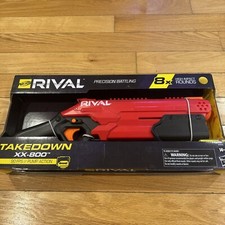 Hasbro Nerf Rival Takedown XX 800 Pump Action Red Blaster 8 Round Capacity