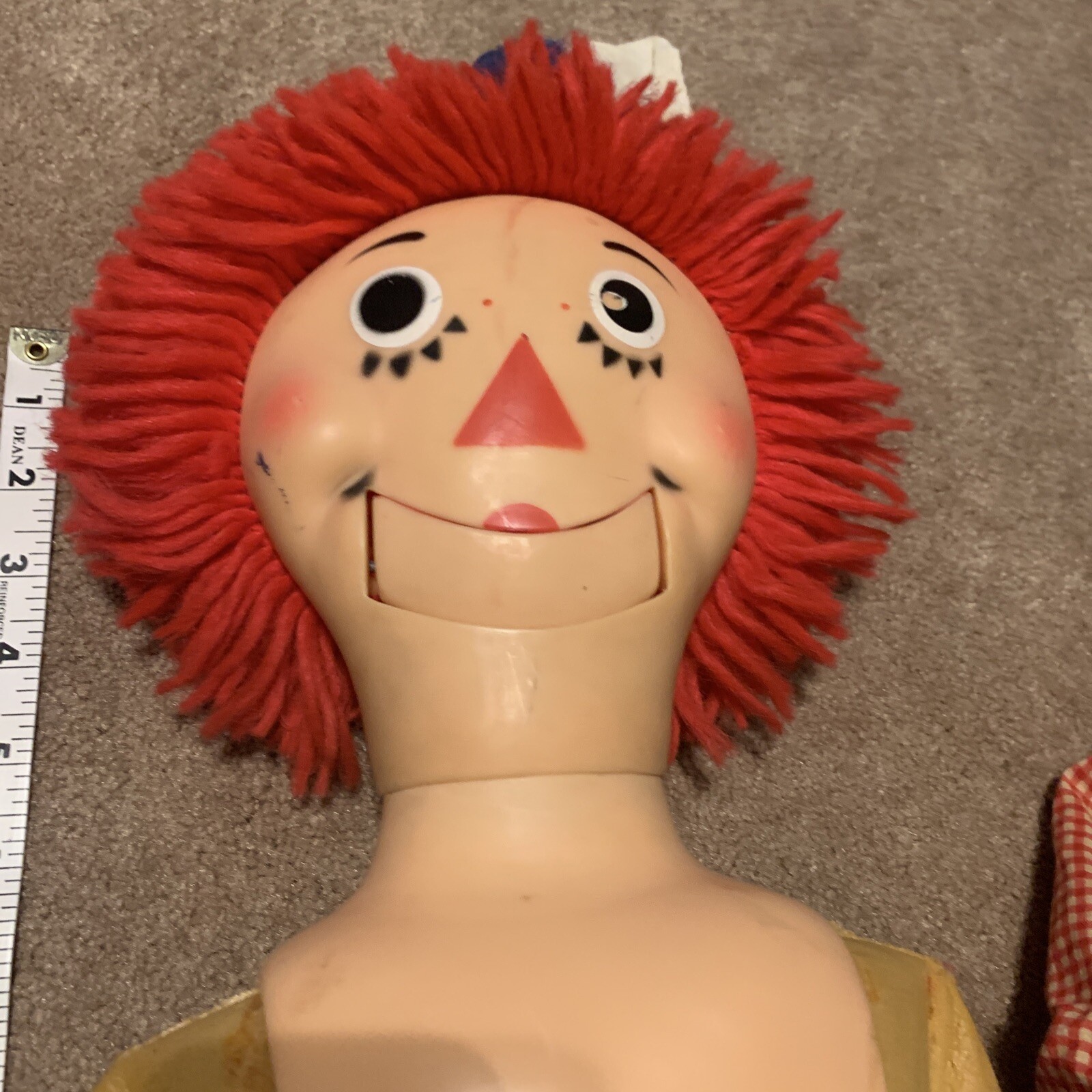 Lot 2 Raggedy Ann & Raggedy Andy Ventriloquist Dummies Dolls Puppets 31