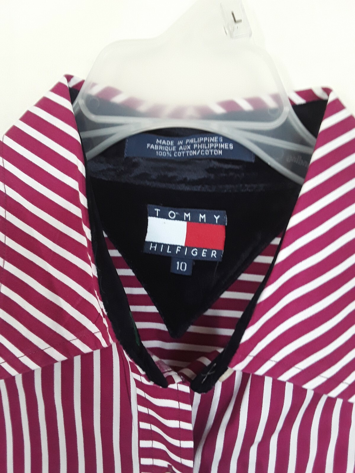 WOMEN TOMMY HILFIGER STRIPED FRENCH CUFFS TOP SHI… - image 2