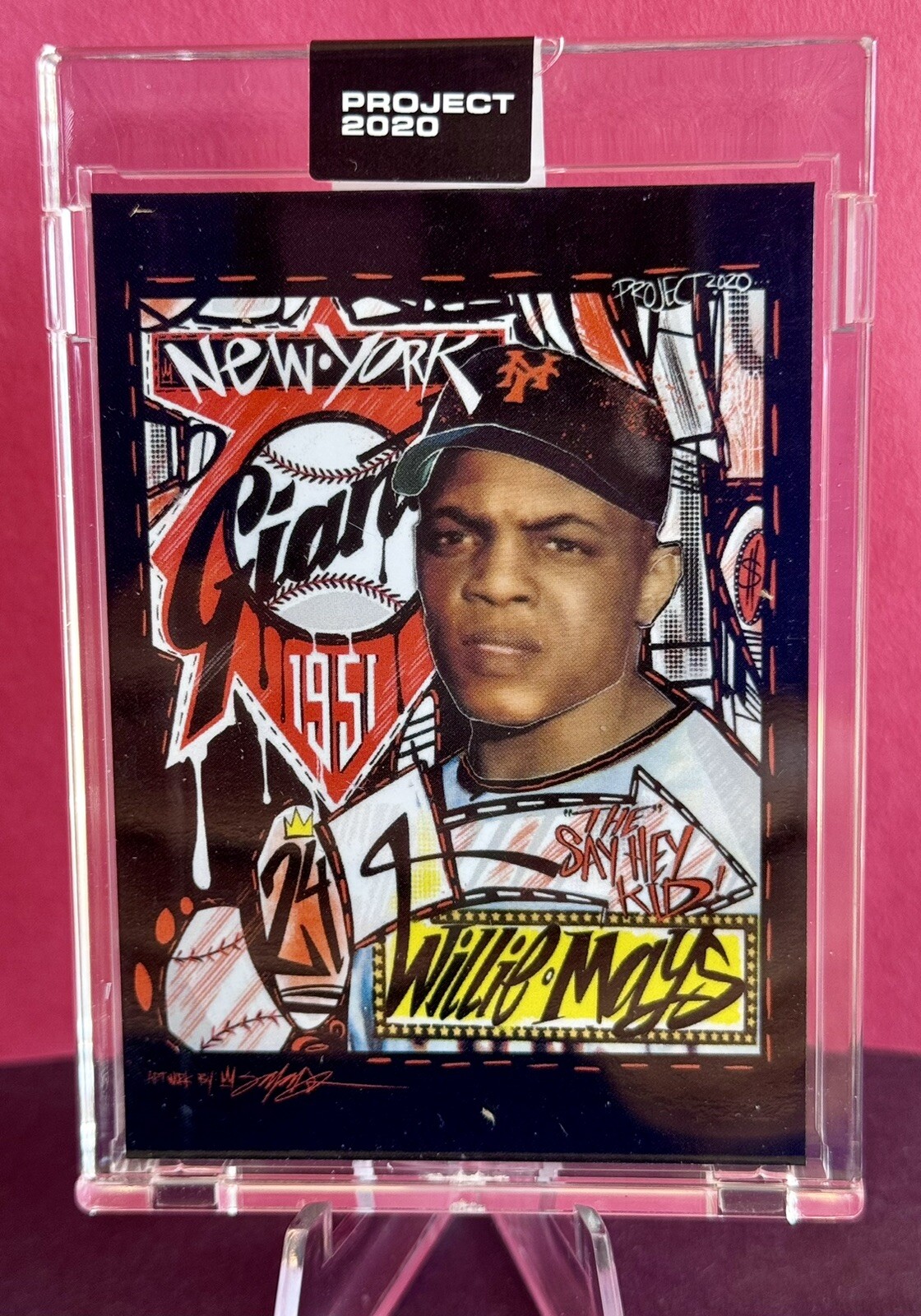 Willie Mays - Topps Project 2020 - 1952 Topps By King Saladeen #61