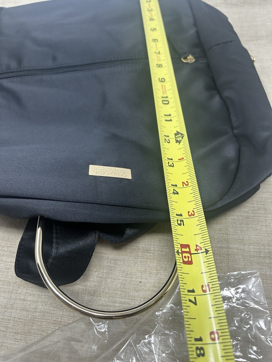 Carolina Herrera Good Girl Backpack Black Satin Gold  display picture 1