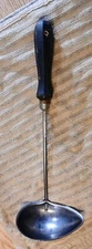 Vintage "Boye" Stainless Steel Wood Handle Gravy Ladle