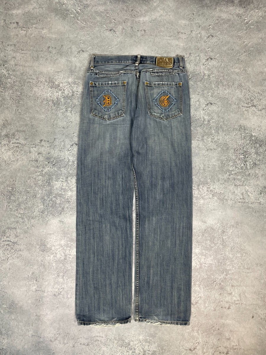 Dolce & Gabbana Vintage Baggy Jeans Big Logo Size 32 | eBay