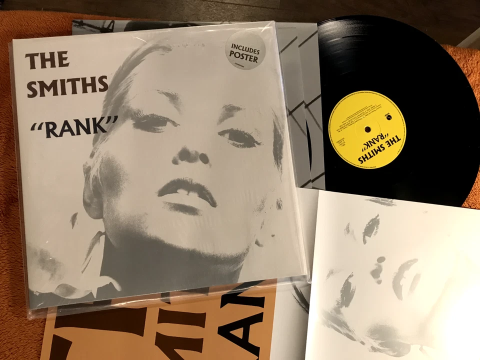 The SMITHS 2 LP Rank Double Vinyl + POSTER Gatefold NM '88 '16 re r146642 shrink - Image 2 of 4