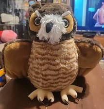 Cuddlekins Great Horned Owl Plush Soft Toy 12" Stuffed Animal by Wild Republic