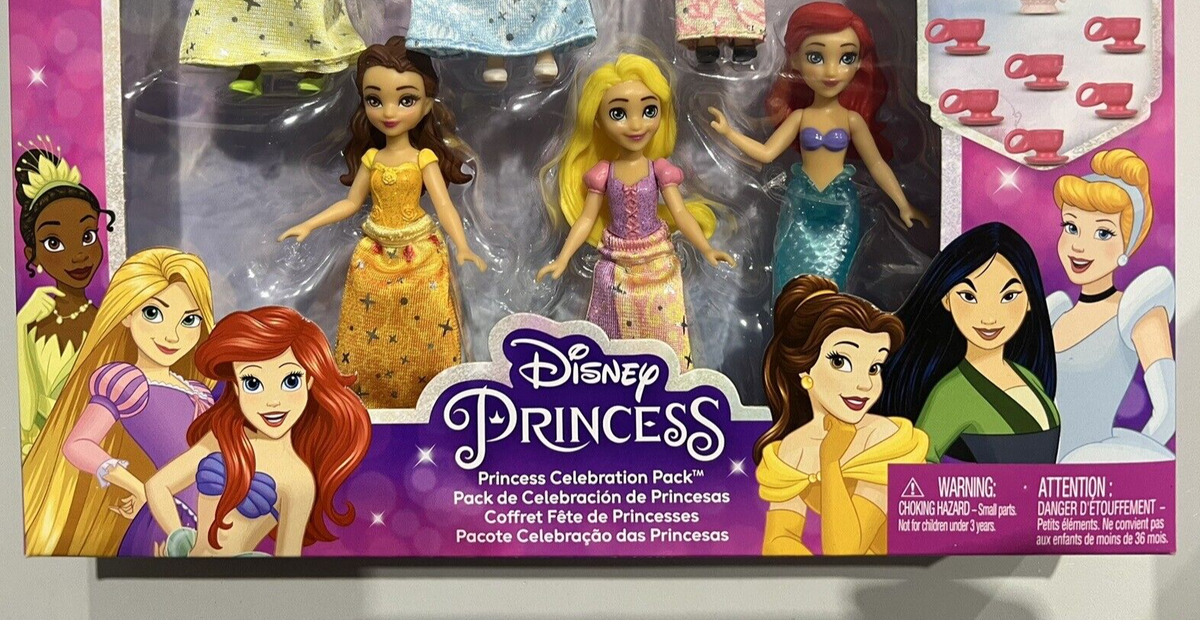 Disney Princess Princess Celebration Pack 6 Posable Dolls 10