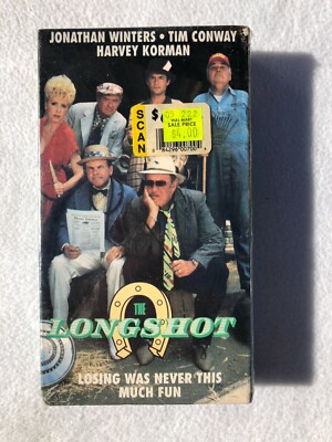 1986 THE LONGSHOT - Tim Conway HARVEY KORMAN Jack Weston VHS MOVIE - NEW