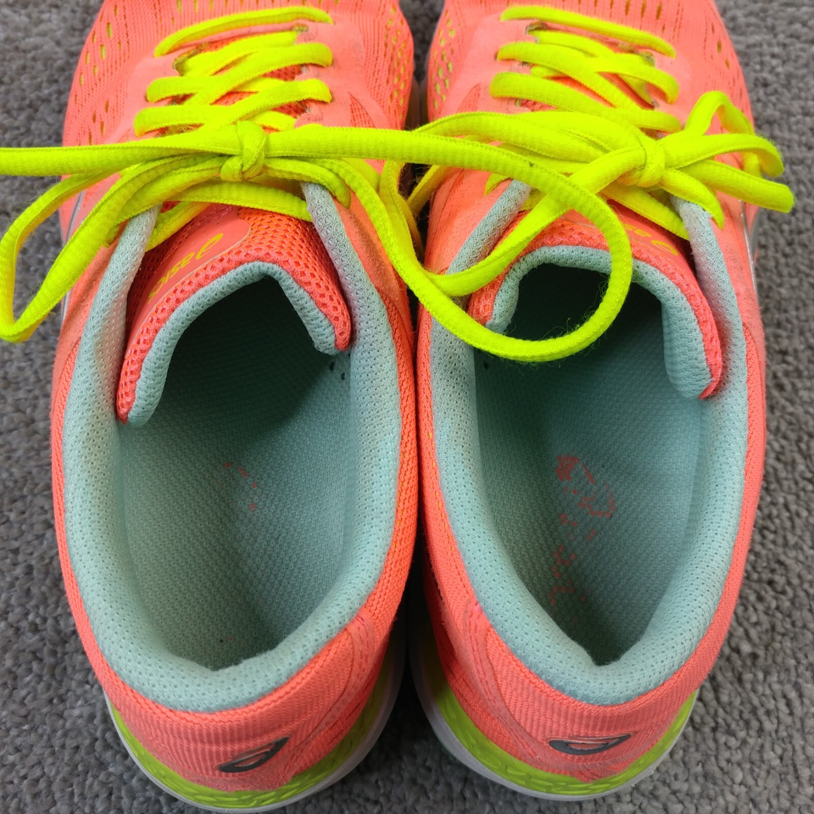 Asics 33 FA Womens Size 8.5 Running Shoes Low Top Sneakers Coral Orange Lace Up thumbnail 11