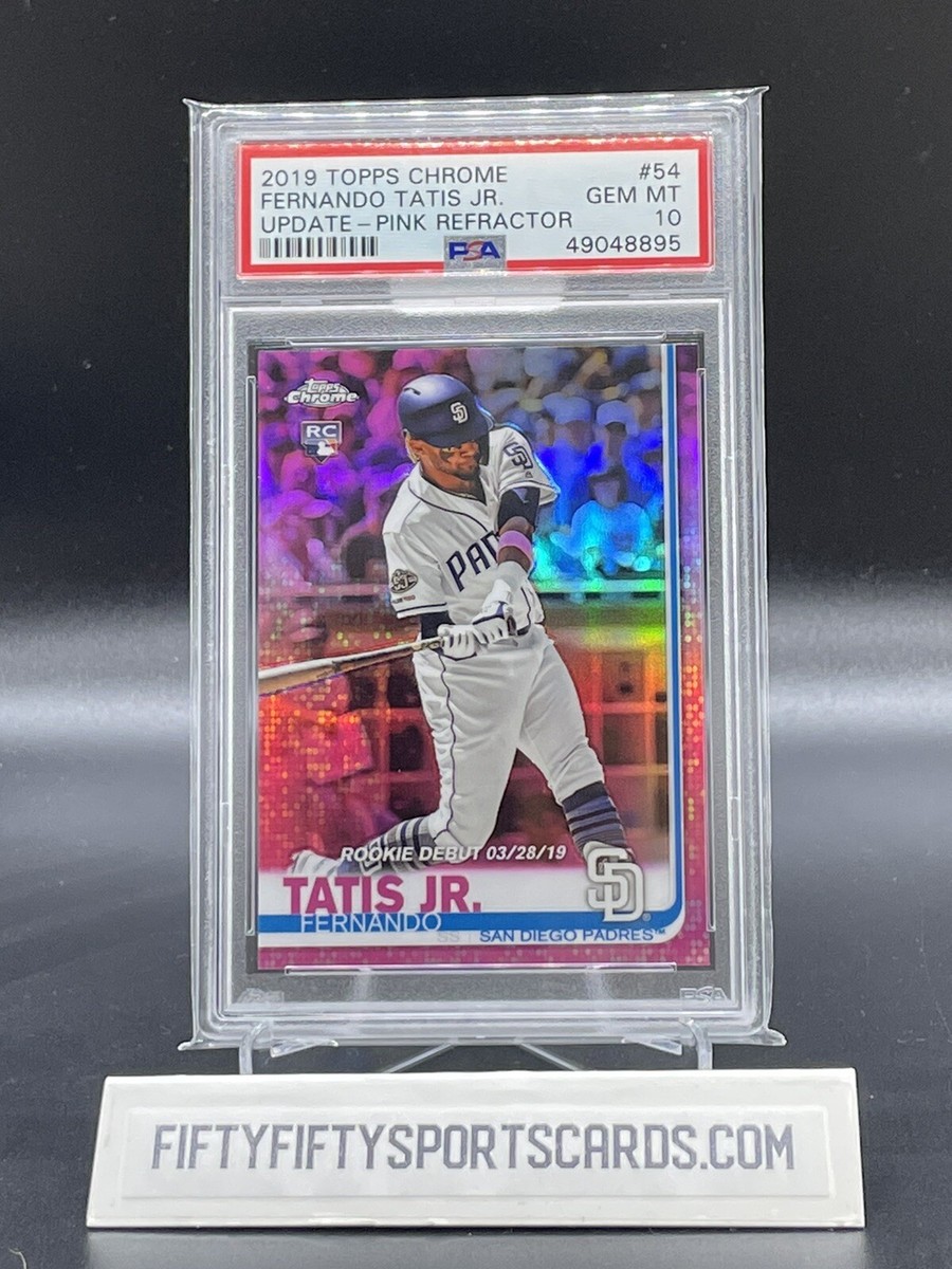 その他 topps chrome 2019 Fernando Tatis pink Fernando Tatis Jr. 2019 Topps Chrome #203 Pink Refractor