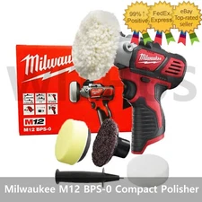 Milwaukee M12 BPS-0 Cordless Compact Polisher Sander Grinder Baretool Body only=