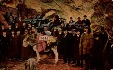 VINTAGE ADVERTISEMENT POSTCARD-AMERICAN ROTARY TUNNEL MACHINE CO. DENVER CO BK54