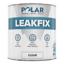 Polar Premium Leak Seal Clear Paint - 500ml - Instant Waterproof Roof Sealant -