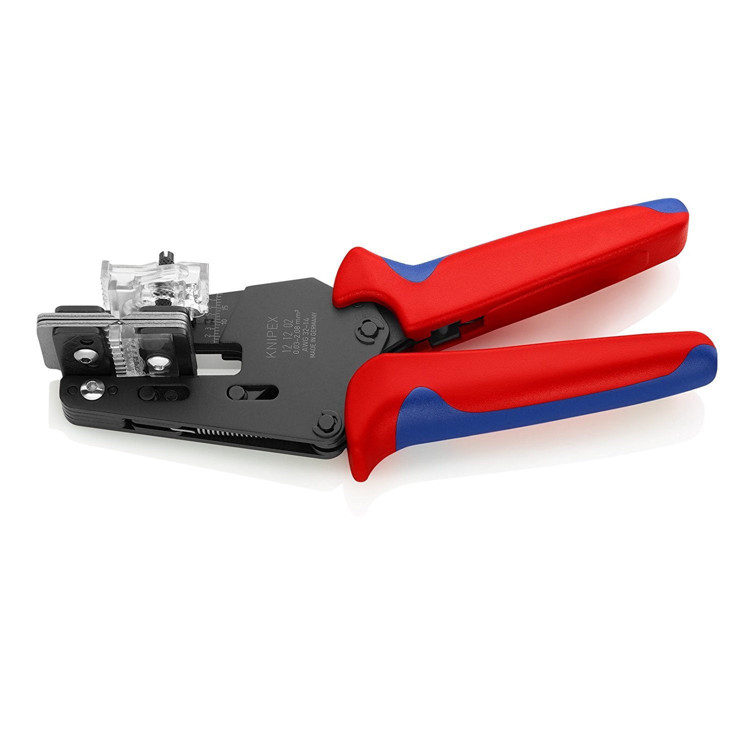Knipex 12 12 02 Precision Insulation Strippers with adapted blades
