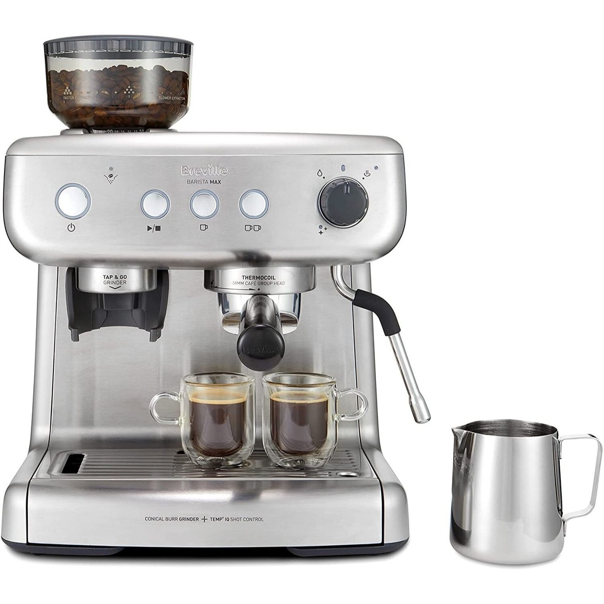 BREVILLE VCF153 Barista Max+ Plus Bean to Cup Espresso Coffee Machine
