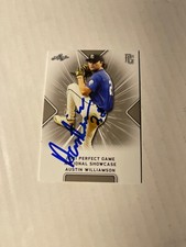 South Carolina Gamecocks AUSTIN WILLIAMSON Signed Perfect Game Baseball Card