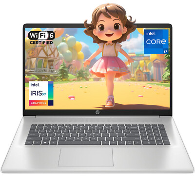 HP 17.3'' Touchscreen Laptop computer 5.0GHz 10-core-i7-1355U UpTo 64GB RAM 2TB