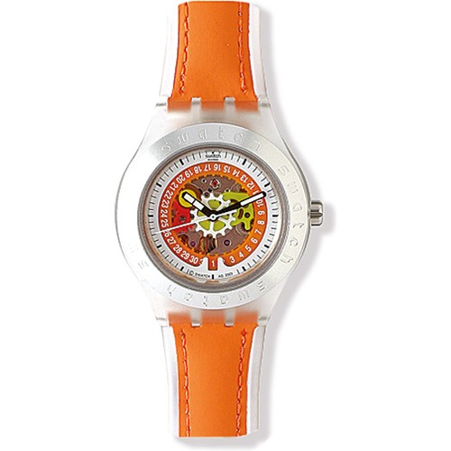 swatch irony diaphane automatic wind up - svdk4001 nuovo.rare!