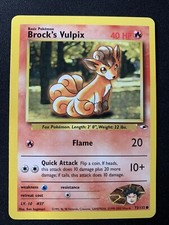 Brock's Vulpix 73/132 Gym Heroes Common Pokemon Card - Near Mint on eBay