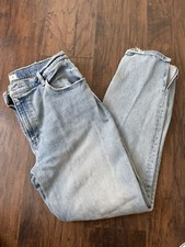 Abercrombie  Fitch 90s Straight Ultra High Rise Denim Jeans Size 33/16 R