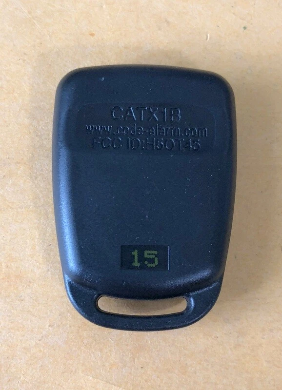 CODE ALARM KEYLESS ALARM REMOTE START SECURITY FOB TRANSMITTER H5OT45 CATX1B - Image 2 of 2
