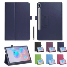 for Samsung Galaxy Tab S6 10.5 T860 T865 PU Leather Folio Flip Tablet Case Cover
