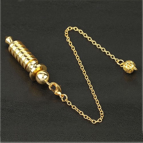 Schrauben Sie Shape Pendule Divination Dowing Heilung Metall Reiki Pendel - Bild 12 von 16
