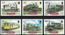 2009 Jersey Sg 1433/1438 Jersey Railway History (3rd series) MNH