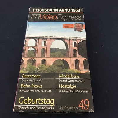 E.R. Video- Express Teil 49 - VHS Video Kassette Zustand Gut @864