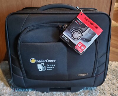New Samsonite Xenon 2 PFT Mobile Office Miller Coors Luggage 16.25''x13.25''x7.25''