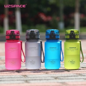 Download UZSPACE 350ml Sports Water Bottle Kid Lovely Eco-friendly Plastic LeakProof High | eBay
