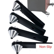 4PCS Piedini Spike Altoparlante Antiscivolo Supporto Alluminio Ammortizzatore Isolamento Piede