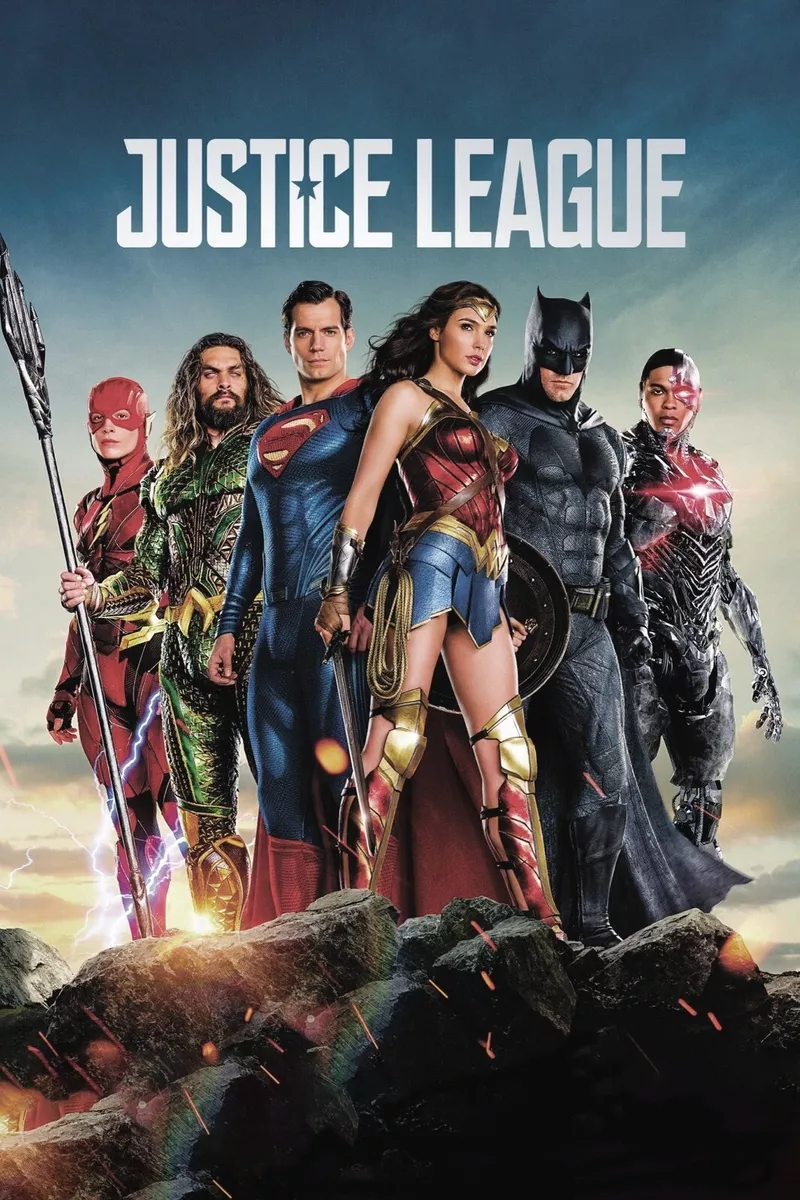 2021 Justice League Movie Poster 11X17 Superman Batman Wonder Woman The  Flash 🍿