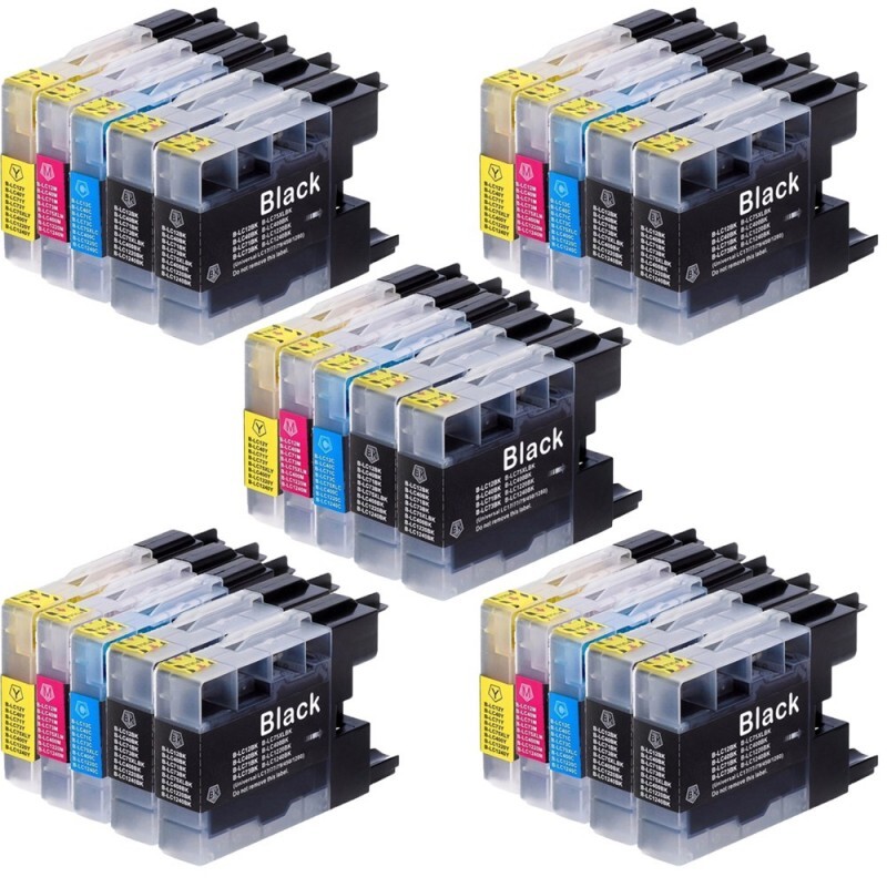 Cartouches LC1220 compatibles Brother pour imprimer vos rapports sans panne d'encre