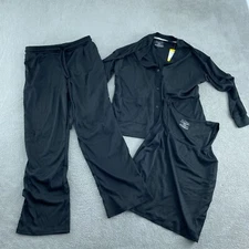 Womens Black 3-Piece Lounge Set With Cooling Technology NWT 5689