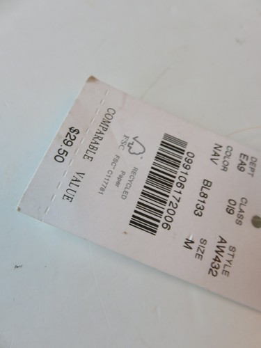 NWT J.Crew Crewcuts Boys Blue Canvas Belt Size Small 32" Long/Silver Hardware - Picture 2 of 9