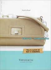 TIFFANY & CO. Accessories 1-Page Magazine PRINT AD 2012 handbag collection
