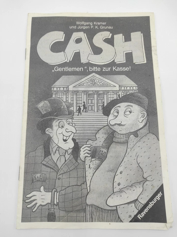 CASH Gentlemen bitte zur Kasse! Ravensburger Kartenspiel 1990 komplett - Bild 2 von 4