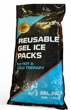 Rester’s Choice Reusable Gel Ice Pack 11x14" for Hot & Cold Therapy Pain Relief