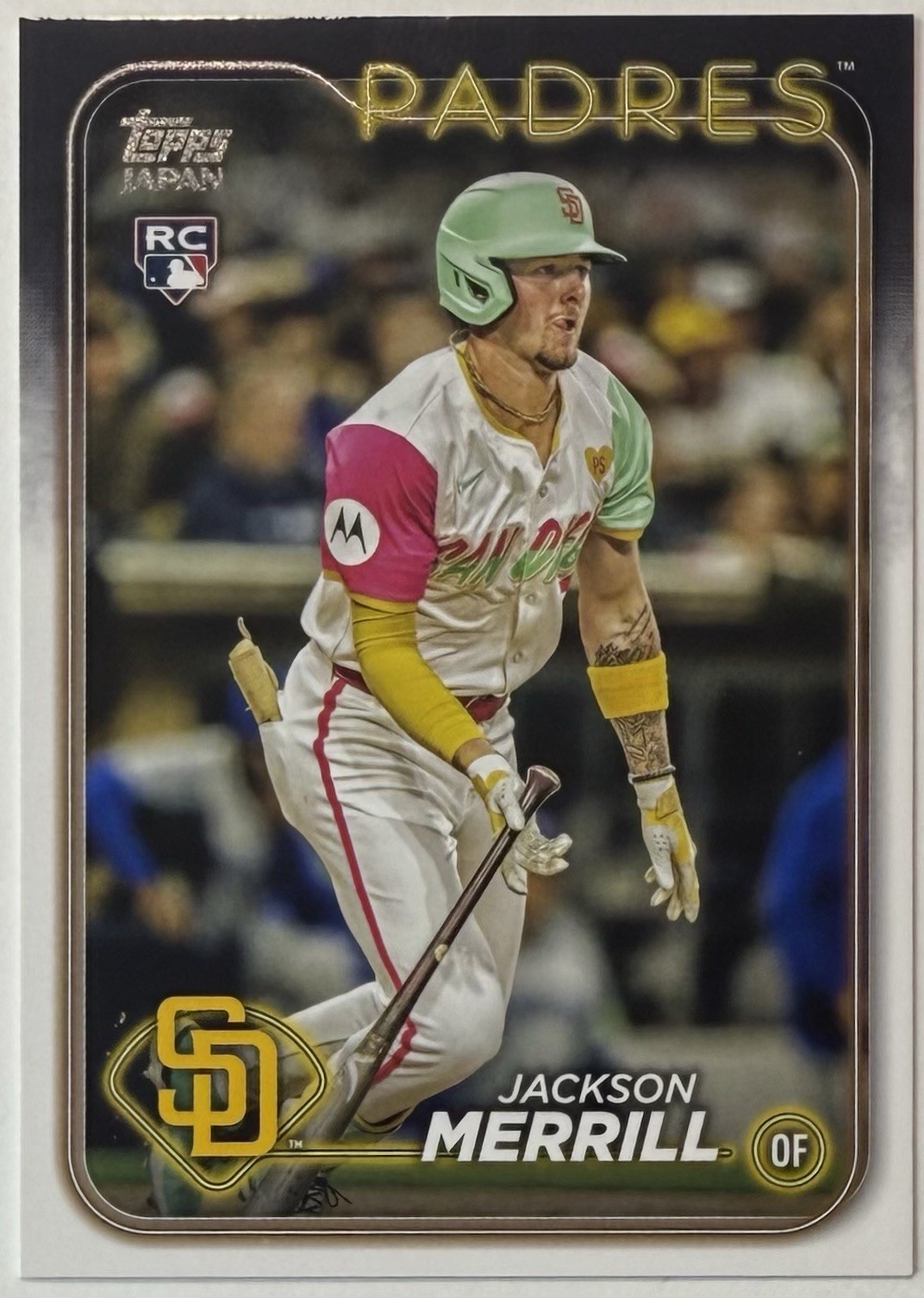 2024 Topps Japan Edition Jackson Merrill Rookie Card San Diego Padres RC #18