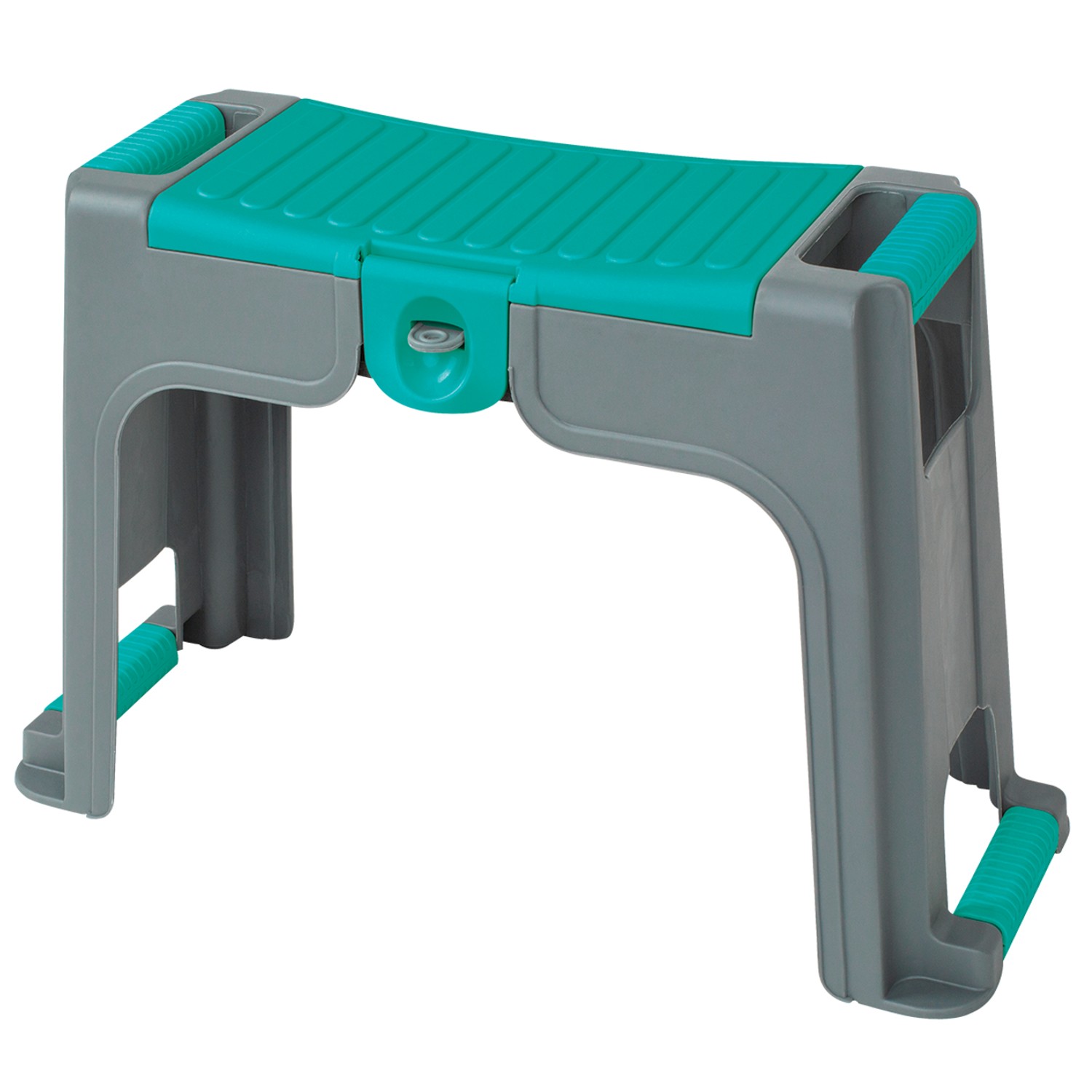 Tabouret jardinage Greenmill au potager siege et repose-genoux pour entretenir les fleurs