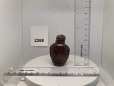 2268 Snuff Bottle Stone Brown