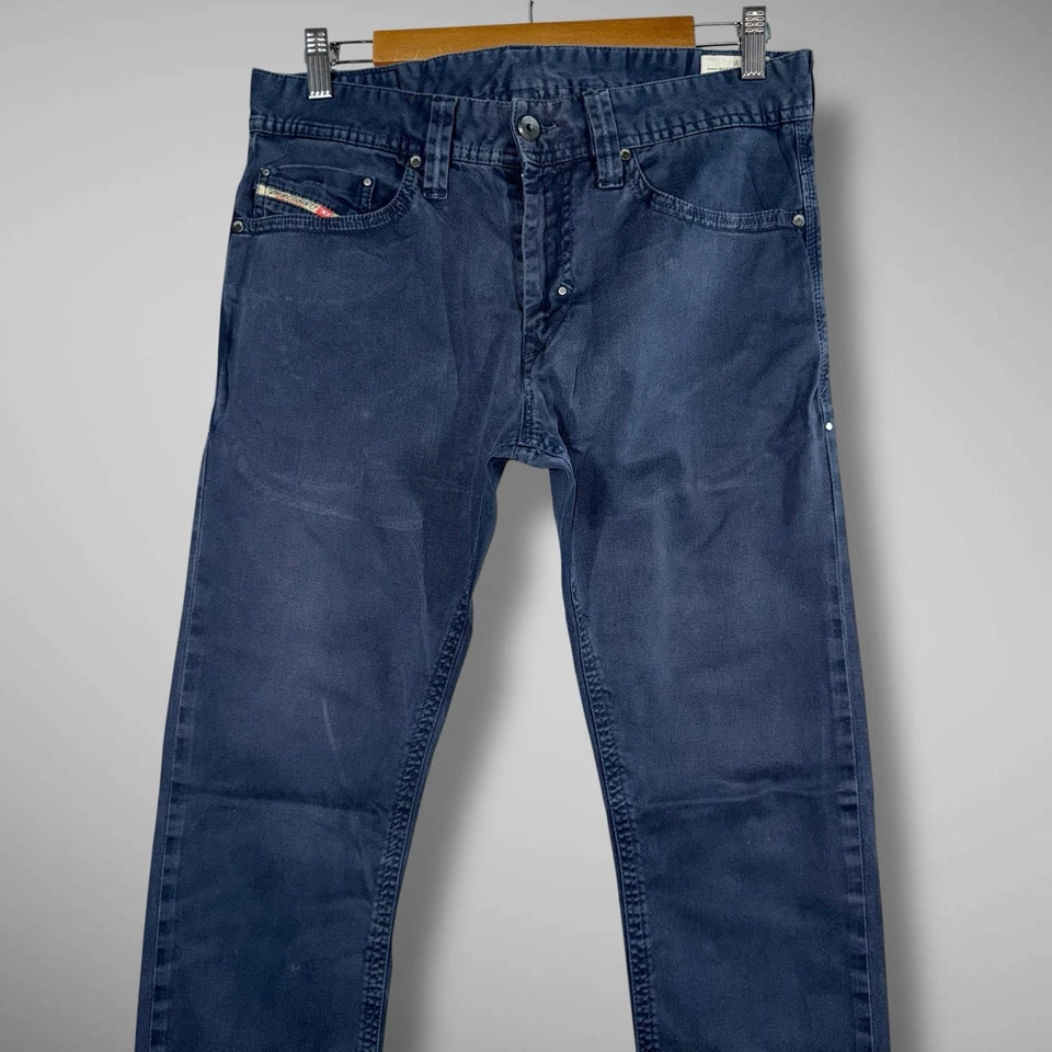 Pantalones ajustados elásticos Diesel Thanaz J para jóvenes niños 16 (30x32) bordados Foto 3 de 4