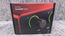 Focusrite Scarlett Solo 4th Gen USB Interface - SKU 2083544 New/Sealed