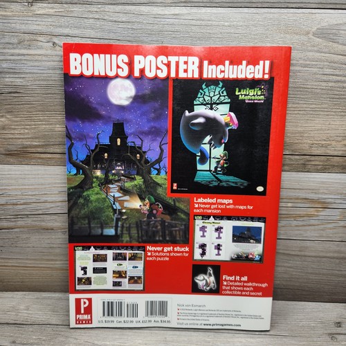 Luigi's Mansion: Dark Moon : Prima Official Game Strategy Guide With Poster - Picture 2 of 7